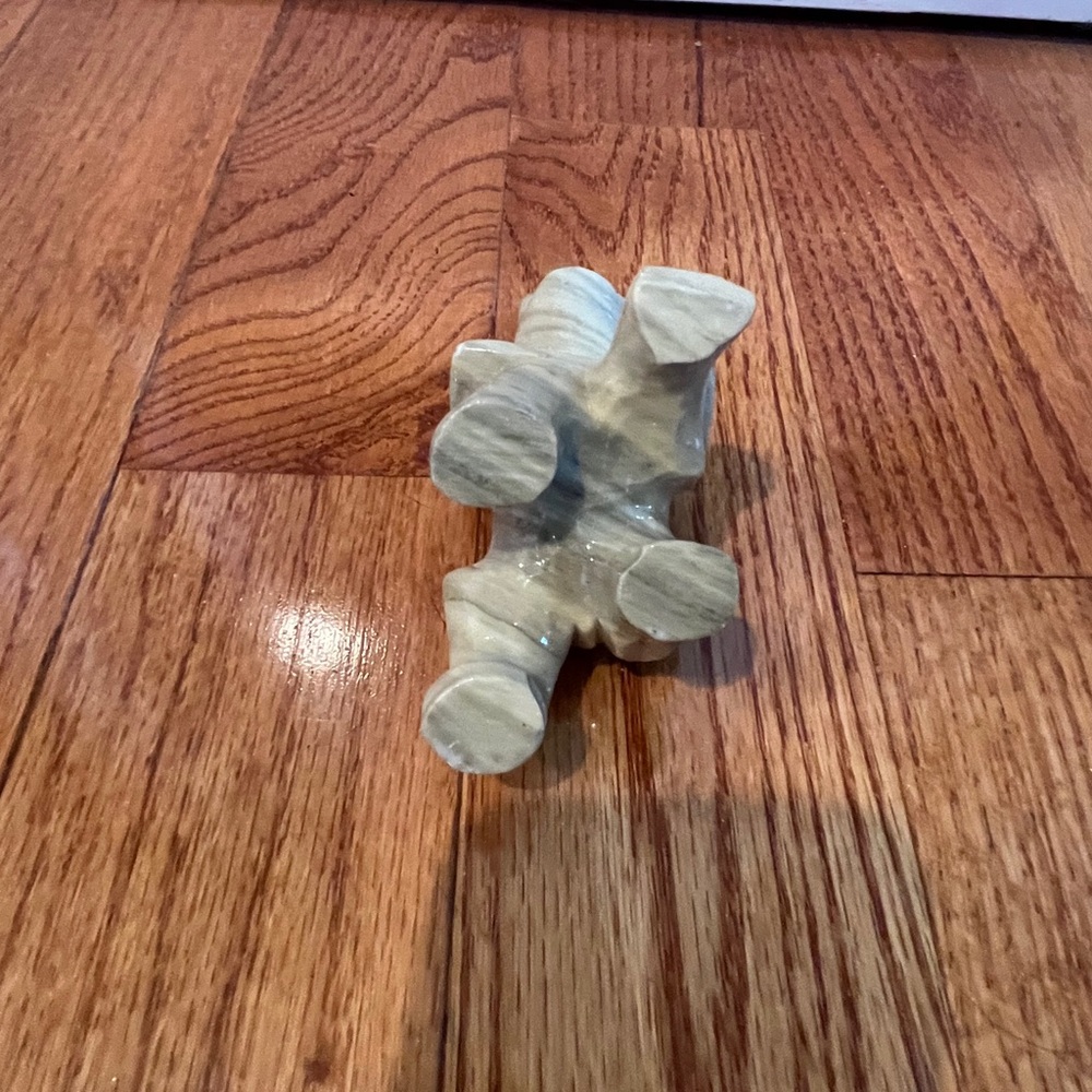 Gray Elephant Stone marble Figurine - Picture 6 of 10